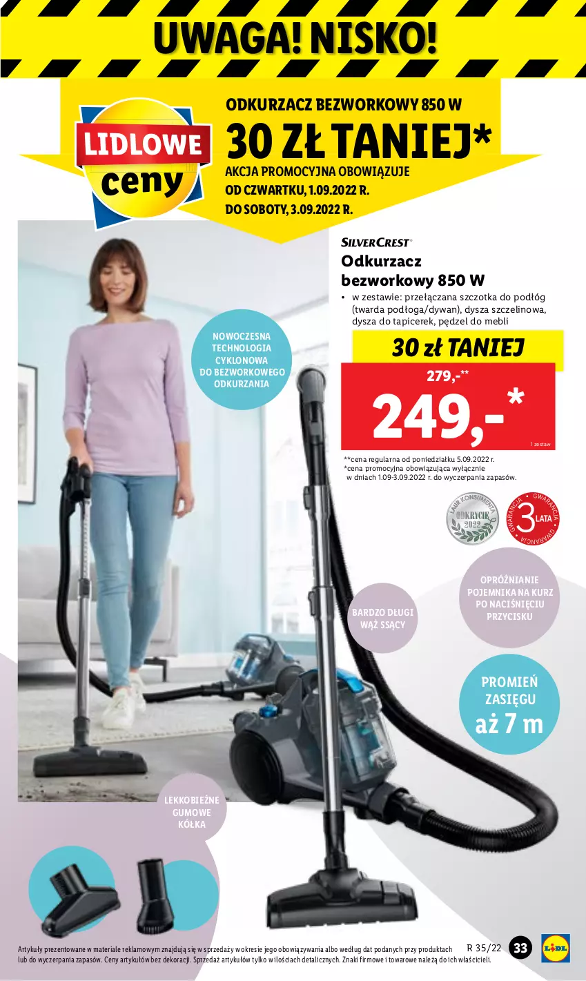 Gazetka promocyjna Lidl - GAZETKA - ważna 29.08 do 03.09.2022 - strona 35 - produkty: Dywan, Odkurzacz, Pojemnik, Szczotka, Waga