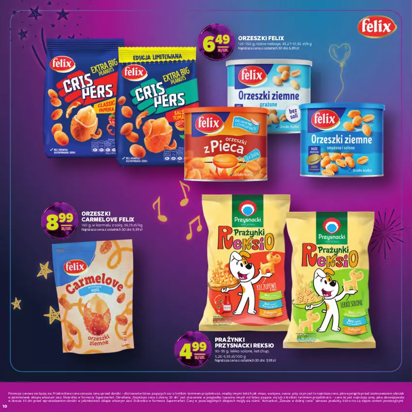 Gazetka promocyjna Stokrotka - Katalog Sylwester! - ważna 30.12.2025 do 14.01.2026 - strona 10 - produkty: Felix, Ketchup, Mięso, Orzeszki, Owoce, Przysnacki, Warzywa
