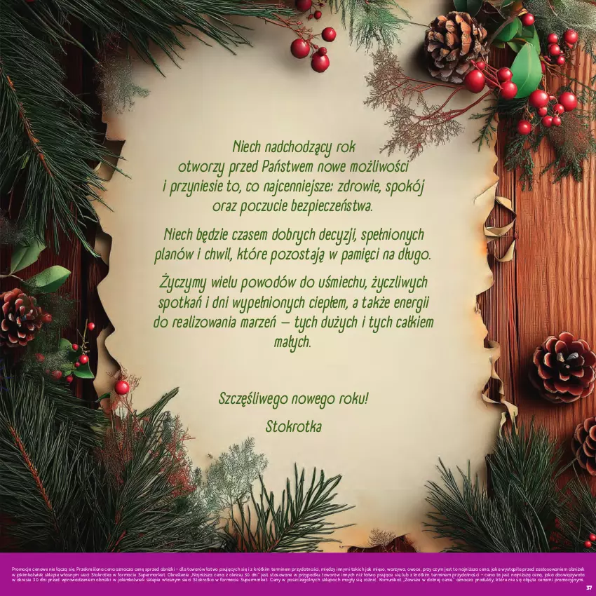 Gazetka promocyjna Stokrotka - Katalog Sylwester! - ważna 30.12.2025 do 14.01.2026 - strona 37 - produkty: Mięso, Owoce, Piec, Warzywa, Zdrowie