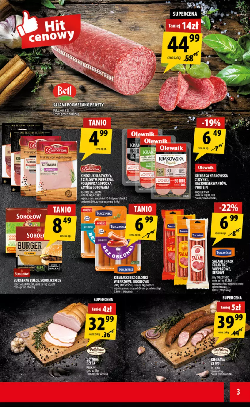 Gazetka promocyjna Arhelan - Gazetka - ważna 13.02 do 22.02.2026 - strona 3 - produkty: Burger, Salami
