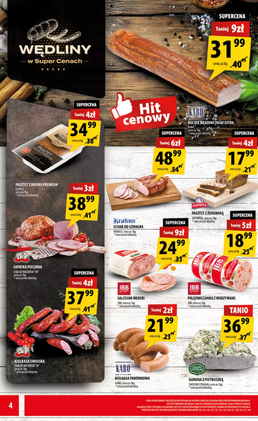 Gazetka promocyjna Arhelan - Gazetka - ważna 13.02 do 22.02.2026 - strona 4 - produkty: Gra, Iams, Kiełbasa, Pasztet, Salceson, Warzywa
