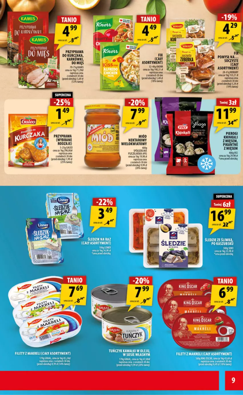 Gazetka promocyjna Arhelan - Gazetka - ważna 13.02 do 22.02.2026 - strona 9 - produkty: LG, Miód, Nektar, Pierogi, Tatra