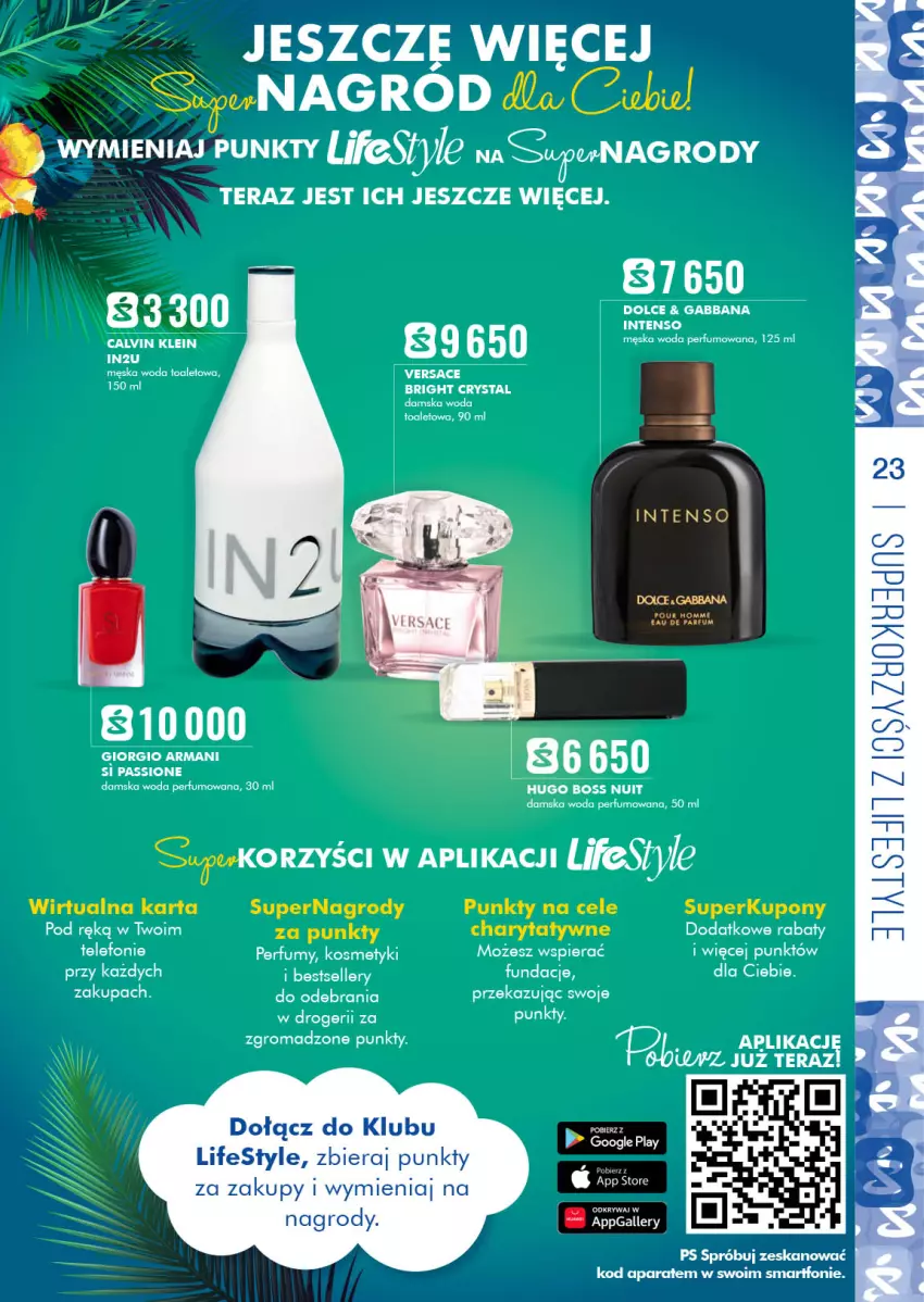 Gazetka promocyjna Super Pharm - Gazetka - ważna 15.07 do 28.07.2021 - strona 23 - produkty: Hugo Boss, Perfum, Telefon, Versace, Woda, Woda perfumowana, Woda toaletowa