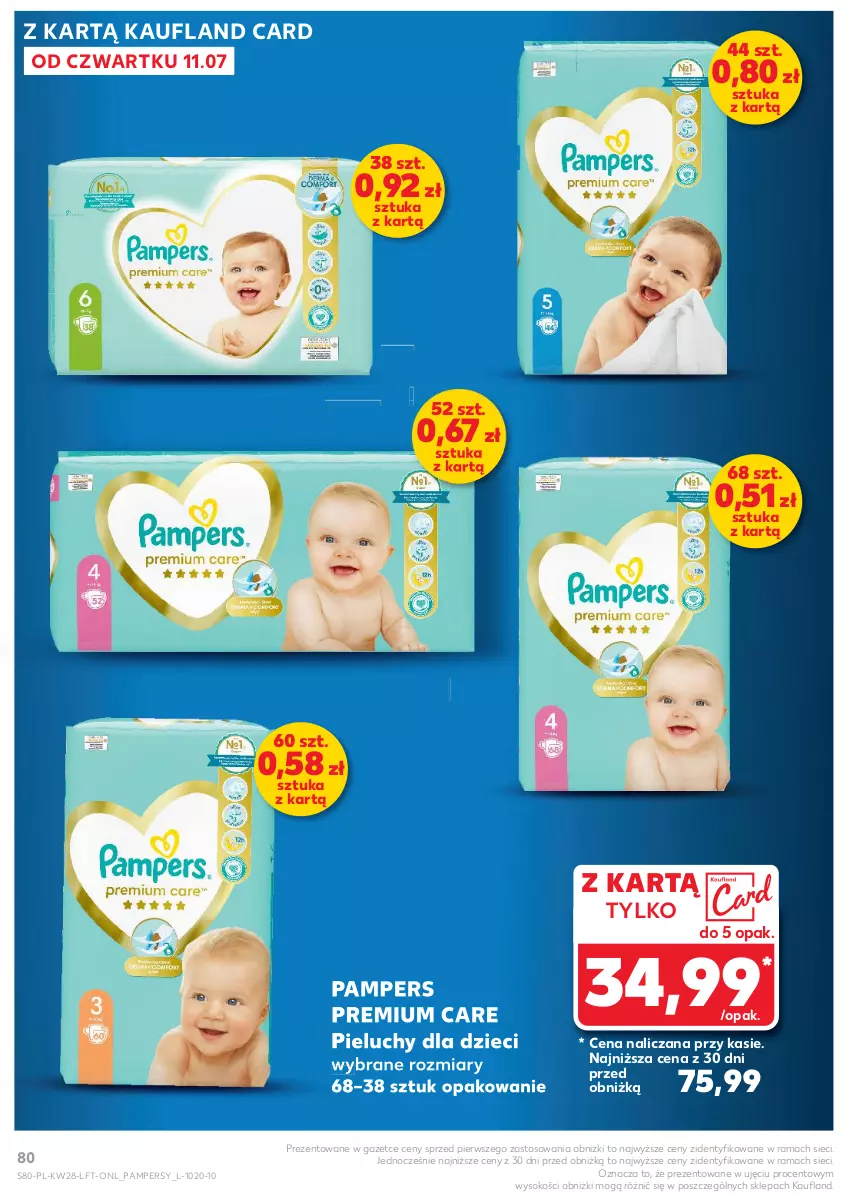 Gazetka promocyjna Kaufland - Gazetka tygodnia - ważna 11.07 do 17.07.2024 - strona 80 - produkty: Dzieci, Pampers, Pieluchy, Rama, Sok