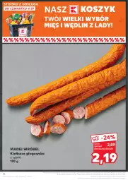 Gazetka promocyjna Kaufland - Gazetka tygodnia - Gazetka - ważna od 17.07 do 17.07.2024 - strona 36 - produkty: Sok, Rama, Madej Wróbel, Kosz, Kiełbasa głogowska, Kiełbasa