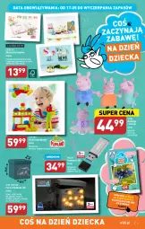 Gazetka promocyjna Aldi - ALDI ma to COŚ - Gazetka - ważna od 20.05 do 20.05.2023 - strona 5 - produkty: Sok, Puf, Gra, Huśtawka, Pendrive, Klocki, Fa