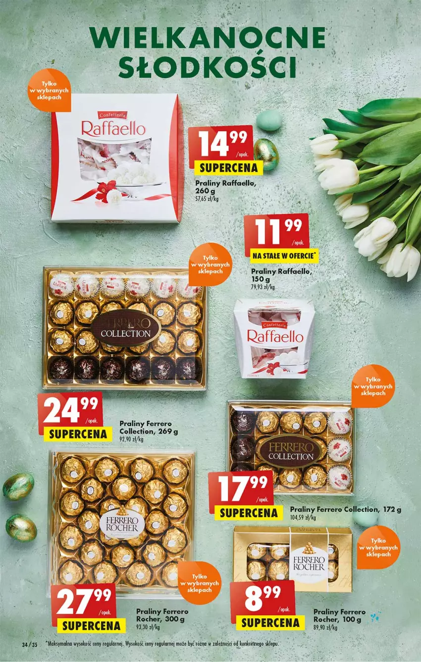 Gazetka promocyjna Biedronka - W tym tygodniu - ważna 11.04 do 16.04.2022 - strona 34 - produkty: Fa, Ferrero, Praliny, Raffaello