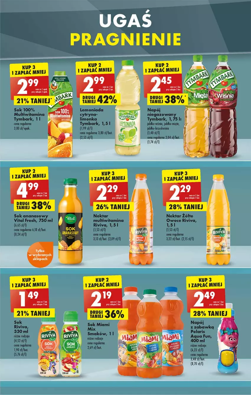 Gazetka promocyjna Biedronka - W tym tygodniu - ważna 11.04 do 16.04.2022 - strona 41 - produkty: Ananas, Lemoniada, Mięta, Napój, Nektar, Owoce, Sok, Tymbark