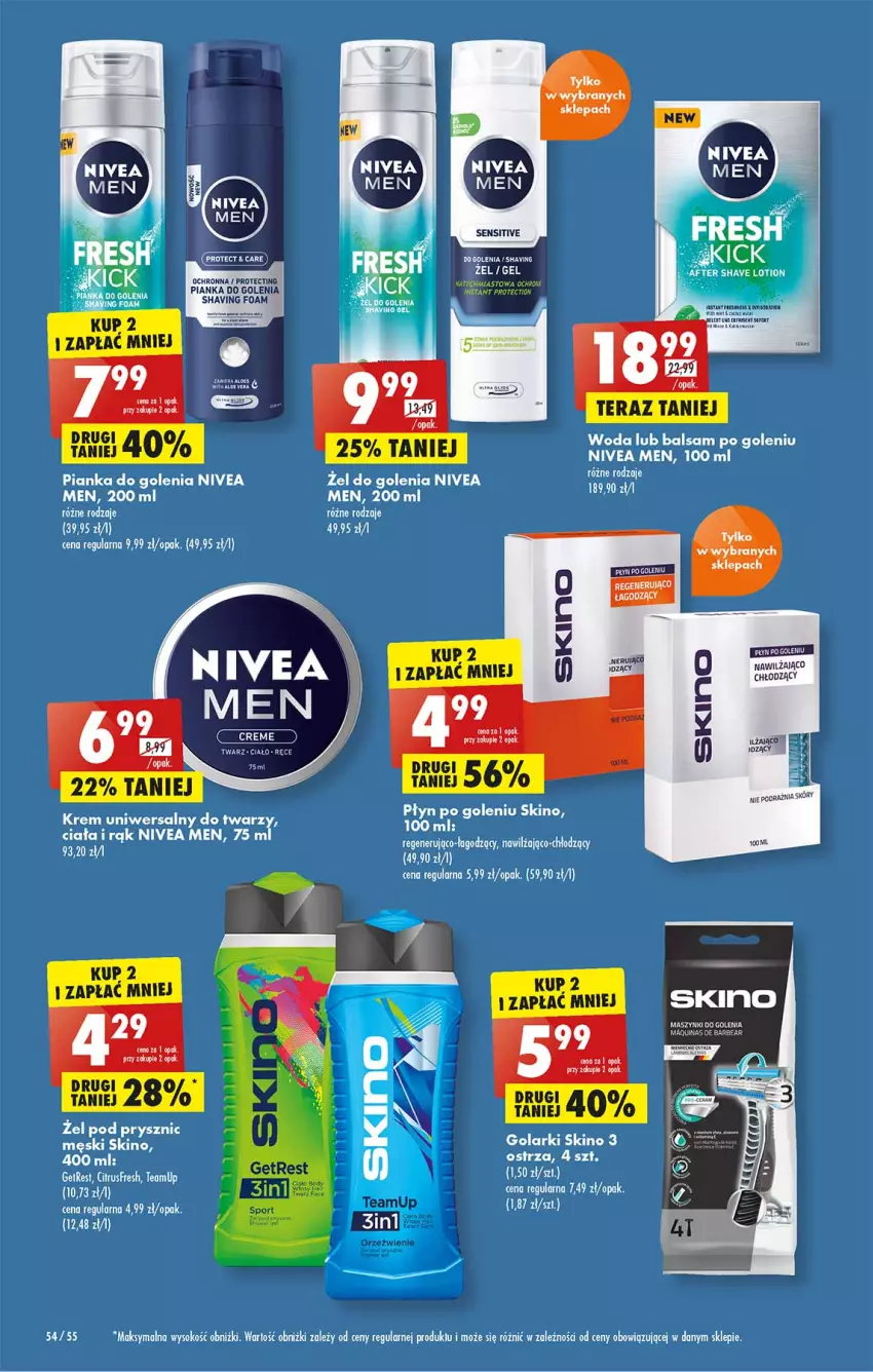 Gazetka promocyjna Biedronka - W tym tygodniu - ważna 11.04 do 16.04.2022 - strona 54 - produkty: Fa, Jaja, Nivea, Nivea Men, Pianka do golenia