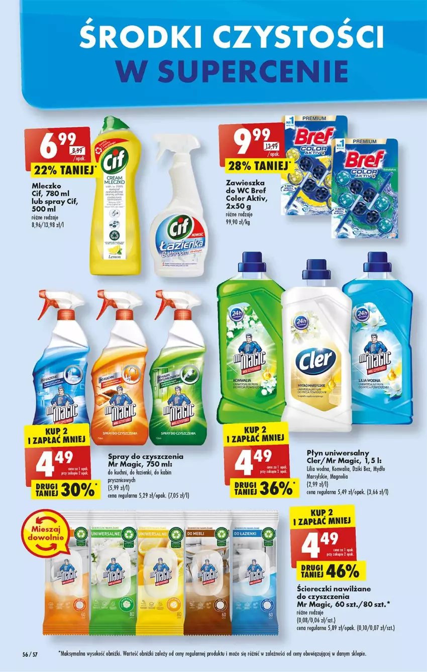 Gazetka promocyjna Biedronka - W tym tygodniu - ważna 11.04 do 16.04.2022 - strona 56 - produkty: Bref, Cif, Mars, Sok, Spray do czyszczenia