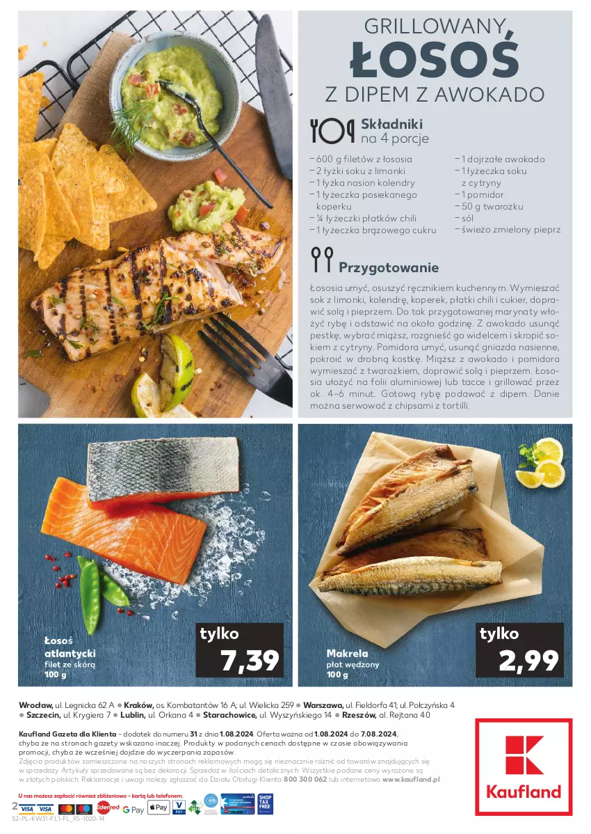 Gazetka promocyjna Kaufland - Mocny Start - ważna 01.08 do 07.08.2024 - strona 2 - produkty: Cukier, Cytryny, Fa, Grill, Orka, Pieprz, Por, Ręcznik, Ser, Sok, Sól, Sos, Wagi