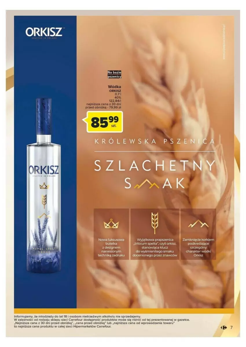 Gazetka promocyjna Carrefour - ważna 03.10 do 08.10.2023 - strona 7 - produkty: Wódka