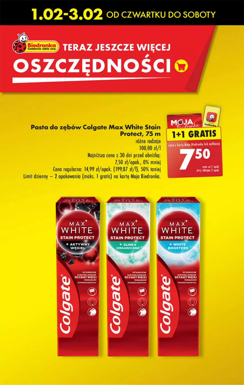 Gazetka promocyjna Biedronka - Od czwartku - ważna 01.02 do 07.02.2024 - strona 15 - produkty: Colgate, Dron, Gra, LG, Pasta do zębów, Tera