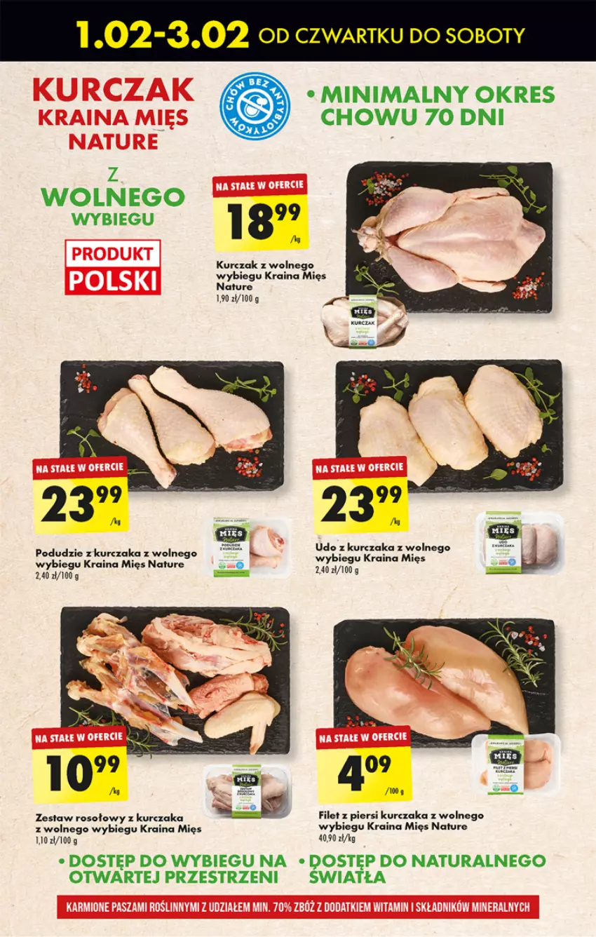 Gazetka promocyjna Biedronka - Od czwartku - ważna 01.02 do 07.02.2024 - strona 25 - produkty: Filet z piersi kurczaka, Kurczak, Podudzie z kurczaka, Ser