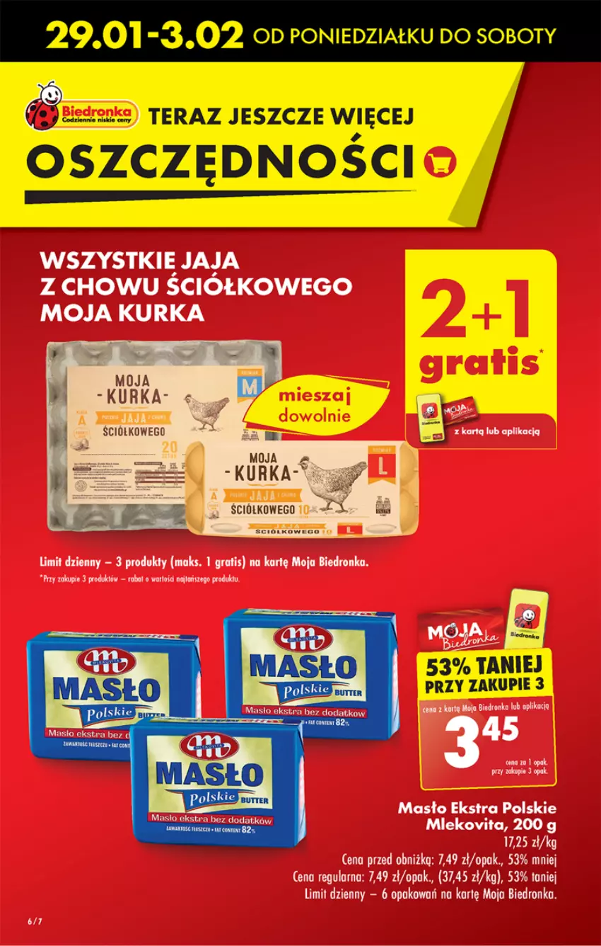 Gazetka promocyjna Biedronka - Od czwartku - ważna 01.02 do 07.02.2024 - strona 6 - produkty: Cynk, Dron, Gra, Jaja, Masło, Mleko, Mlekovita, Tera