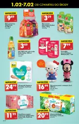 Gazetka promocyjna Biedronka - Od czwartku - Gazetka - ważna od 07.02 do 07.02.2024 - strona 56 - produkty: Sok, Mus, Pampers, Papier, Dada, Chusteczki, Szampon, Dzieci, Owoce, Kubuś, Minnie, Woda