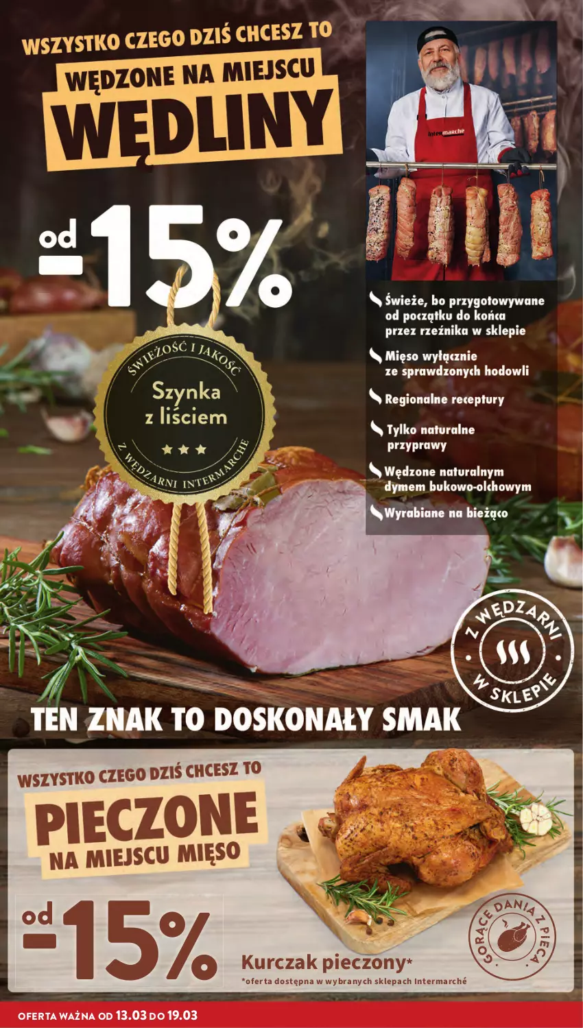 Gazetka promocyjna Intermarche - Gazetka Intermarche - ważna 13.03 do 19.03.2025 - strona 16 - produkty: Kurczak, Piec