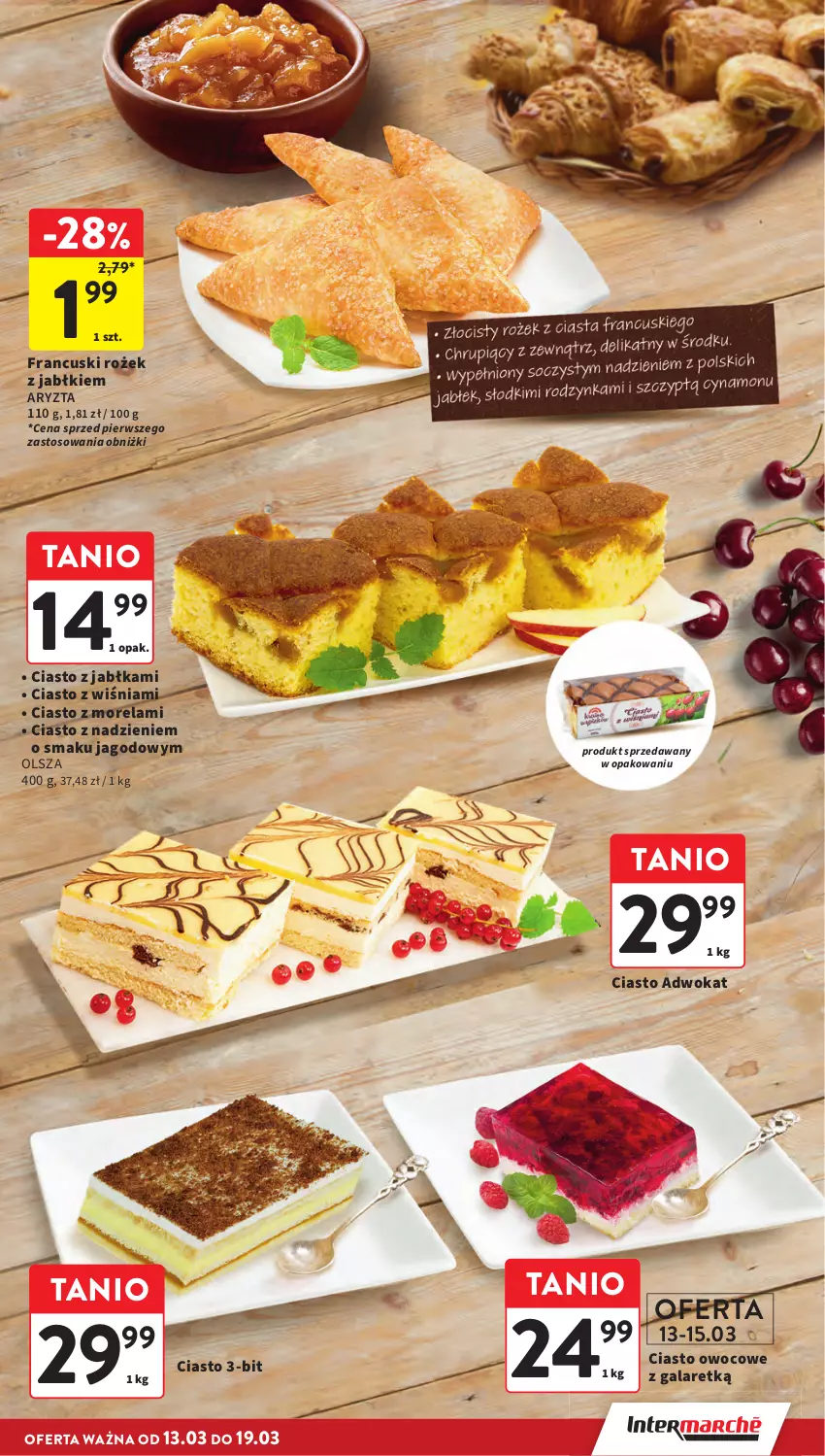 Gazetka promocyjna Intermarche - Gazetka Intermarche - ważna 13.03 do 19.03.2025 - strona 23 - produkty: Ciasto z jabłkami, Gala, Jabłka, Morela