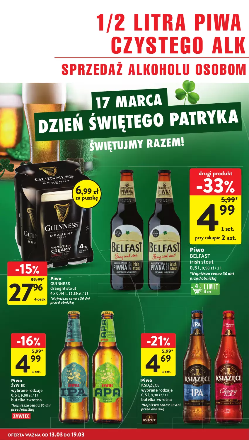 Gazetka promocyjna Intermarche - Gazetka Intermarche - ważna 13.03 do 19.03.2025 - strona 30 - produkty: Fa, Książęce, Piwa, Piwo