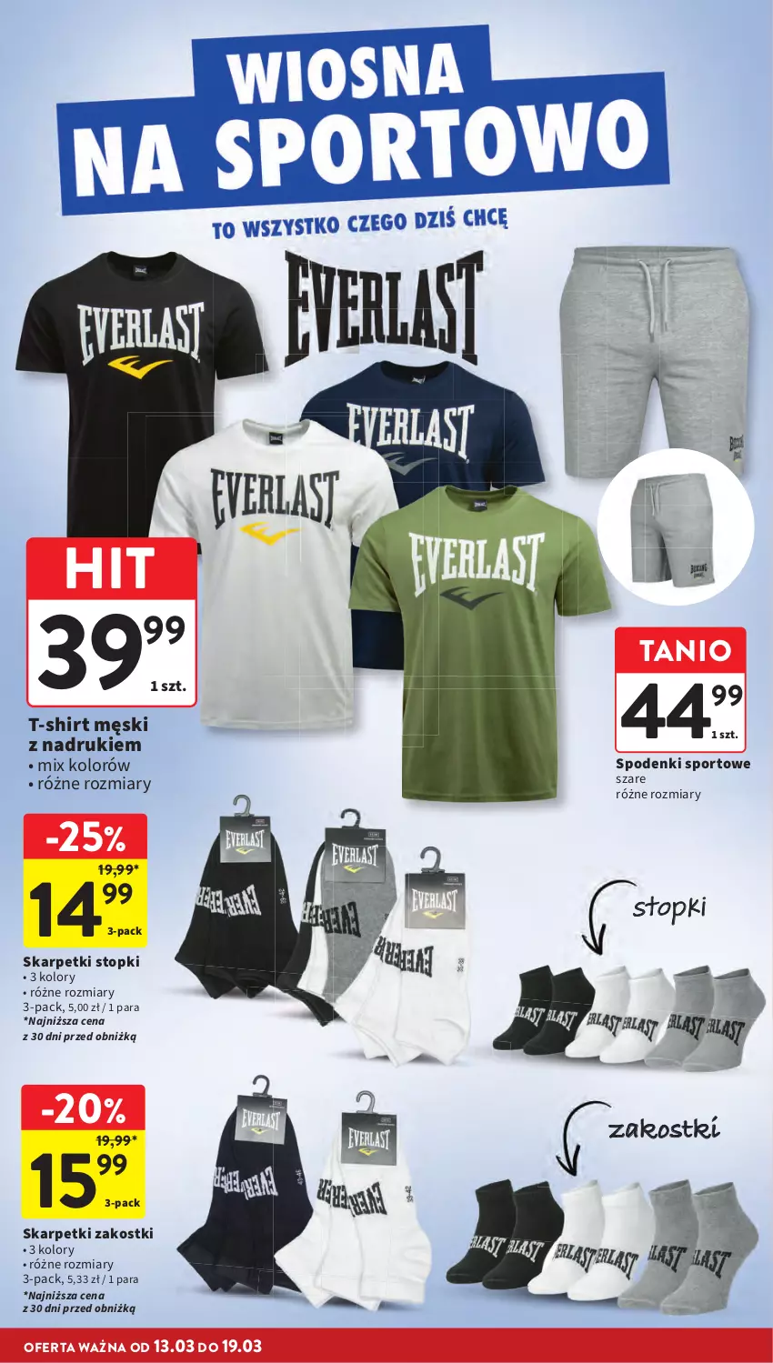 Gazetka promocyjna Intermarche - Gazetka Intermarche - ważna 13.03 do 19.03.2025 - strona 36 - produkty: Karp, Por, Skarpetki, Sport, T-shirt, Top