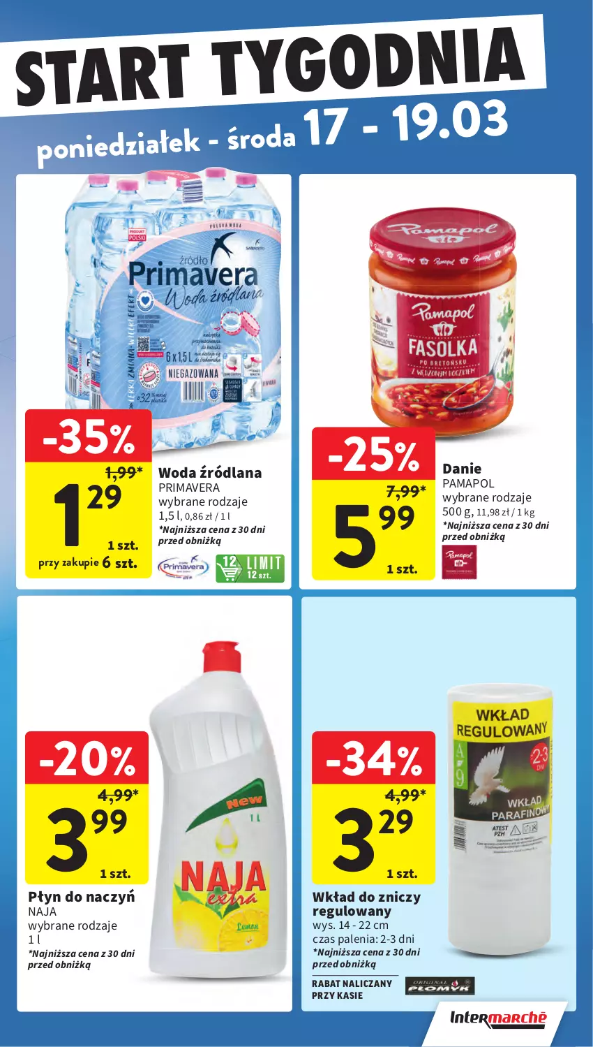 Gazetka promocyjna Intermarche - Gazetka Intermarche - ważna 13.03 do 19.03.2025 - strona 39 - produkty: LANA, Prima, Primavera, Woda, Znicz