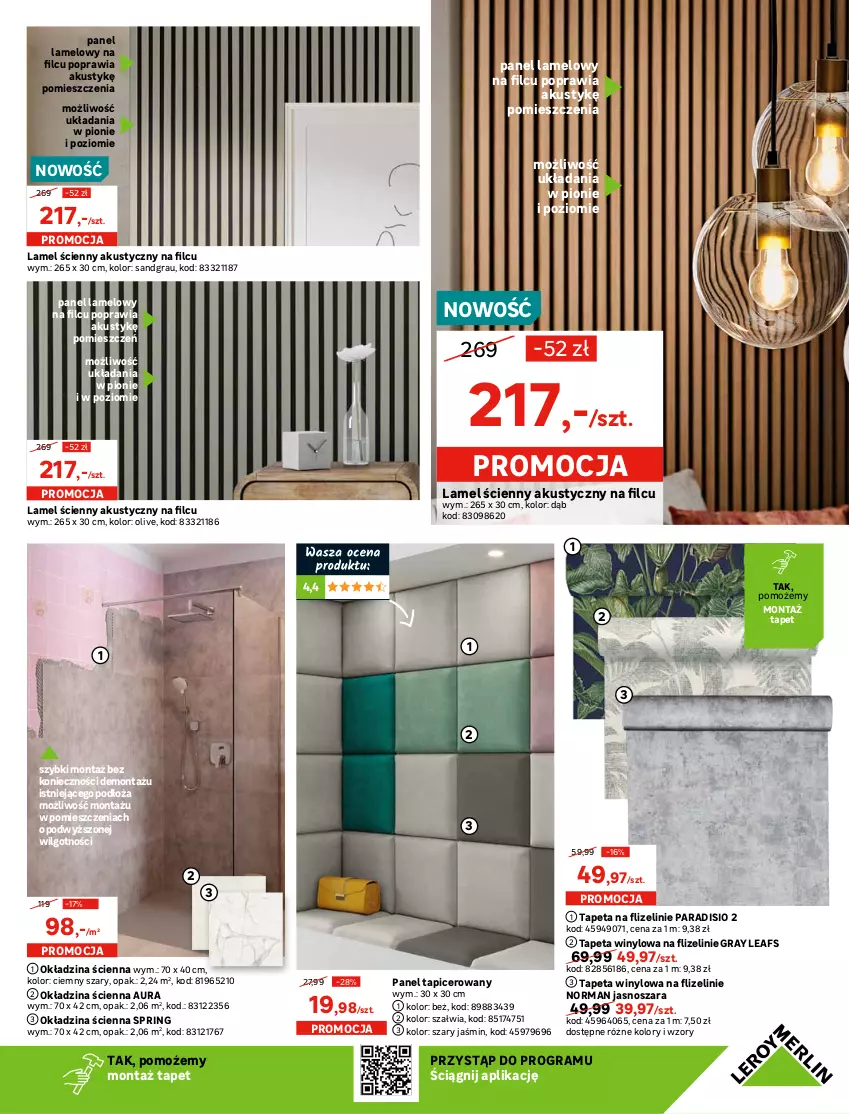 Gazetka promocyjna Leroy Merlin - Nowe Drzwi - ważna 19.01 do 08.02.2022 - strona 9 - produkty: Azzaro, Beckers, Designer Colour, Dulux, Emalia do wnętrz, Emalia do wnętrz i na zewnątrz, Fa, Farba do wnętrz, Gra, Kamień gipsowy, LG, Luxens, Papier, Por, Tapeta, Wałek