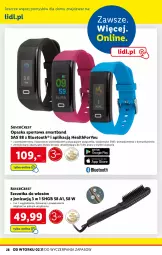 Gazetka promocyjna Lidl - KATALOG SKLEPU ONLINE DOM I KUCHNIA - Gazetka - ważna od 28.11 do 28.11.2021 - strona 28 - produkty: Por, Opaska, Szczotka, Szczotka do włosów, Smartband, Sport, Akumulator, Fa