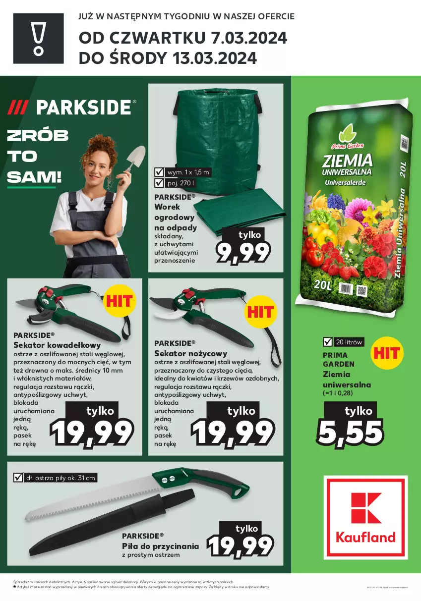 Gazetka promocyjna Kaufland - Zapowiedź oferty - ważna 29.02 do 06.03.2024 - strona 2 - produkty: Gra, Noż, Parkside, Pasek, Prima, Sekator