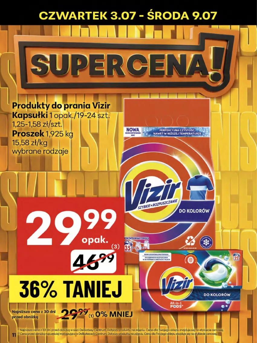 Gazetka promocyjna Delikatesy Centrum - Franczyza DC27 Czwartek - ważna 03.07 do 09.07.2025 - strona 11 - produkty: Gra, Vizir