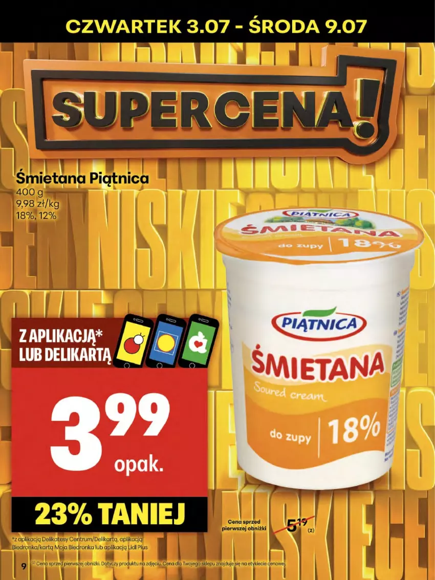 Gazetka promocyjna Delikatesy Centrum - Franczyza DC27 Czwartek - ważna 03.07 do 09.07.2025 - strona 9 - produkty: Dron, Mięta, Piątnica, Rum