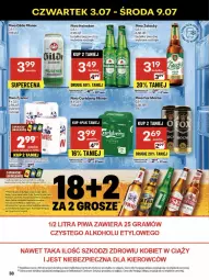 Gazetka promocyjna Delikatesy Centrum - Franczyza DC27 Czwartek - Gazetka - ważna od 09.07 do 09.07.2025 - strona 38 - produkty: Piwa, Piwo, Piec, Rum, Koc, Gra, Kasztelan, Heineken, Tyskie, Warka, Tatra, Dron, Carlsberg, Harnaś, Odol, Lech Premium, LG