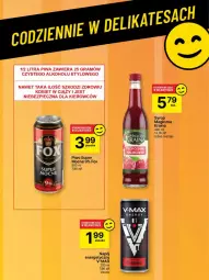 Gazetka promocyjna Delikatesy Centrum - Franczyza DC27 Czwartek - Gazetka - ważna od 09.07 do 09.07.2025 - strona 61 - produkty: Piwo, Napój energetyczny, Syrop, Napój