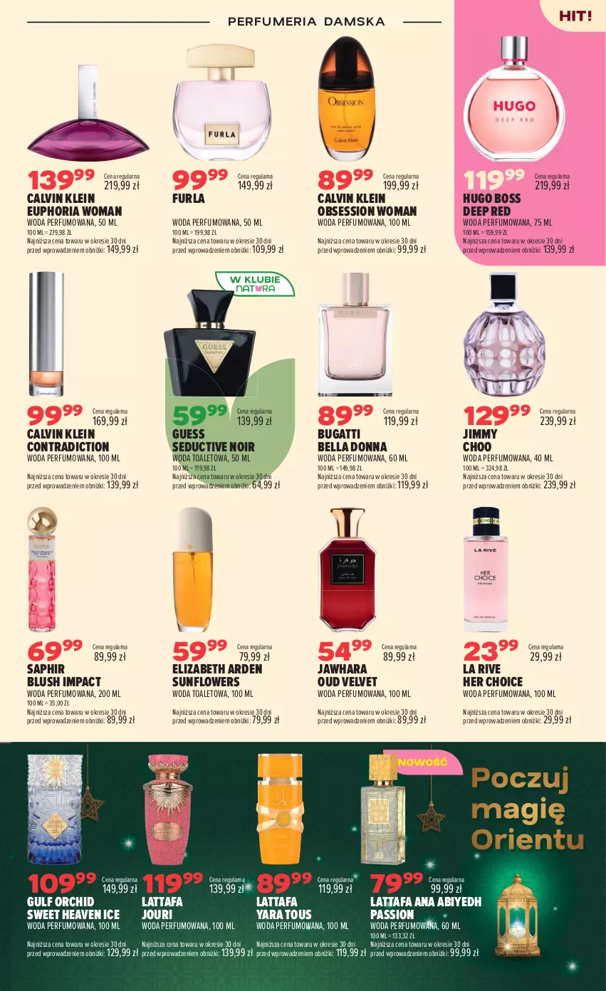 Gazetka promocyjna Drogerie Natura - Gazetka Drogerie Natura - ważna 25.08 do 07.09.2026 - strona 7 - produkty: Bell, Bella, Calvin Klein, Elizabeth Arden, Fa, Hugo Boss, La Rive, Perfum, SESSIO, Velvet, Woda, Woda perfumowana, Woda toaletowa