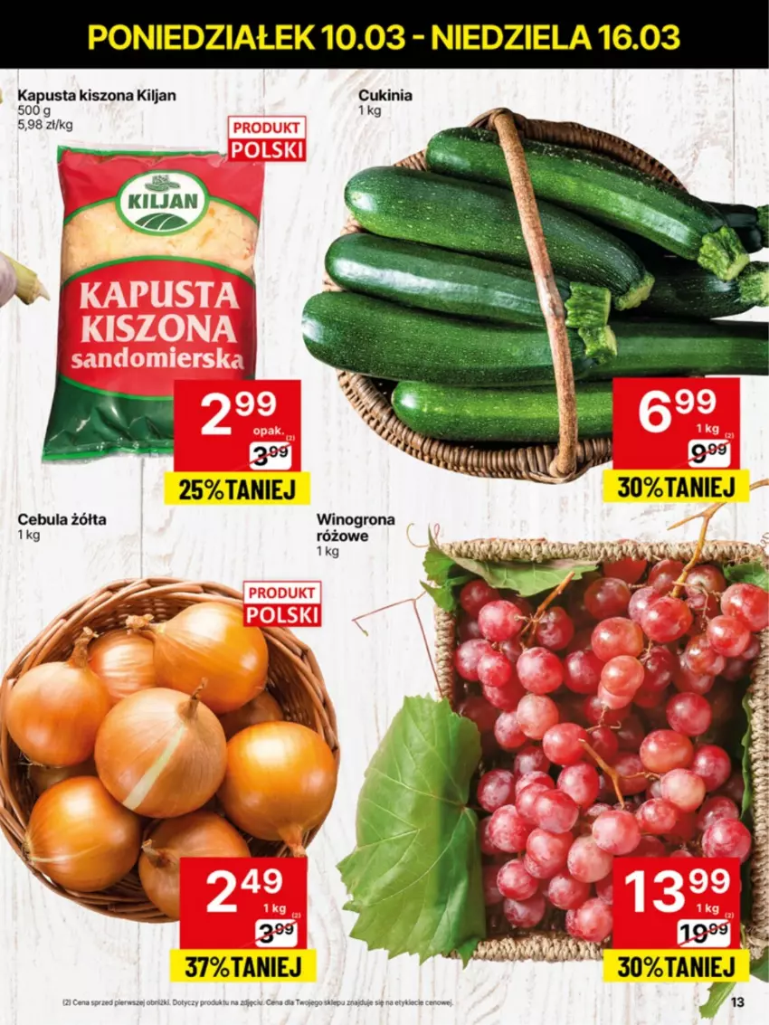 Gazetka promocyjna Delikatesy Centrum - NOWA GAZETKA Delikatesy Centrum od 10 marca! 10-16.03.2025 - ważna 10.03 do 16.03.2025 - strona 13 - produkty: Cebula, Wino, Winogrona