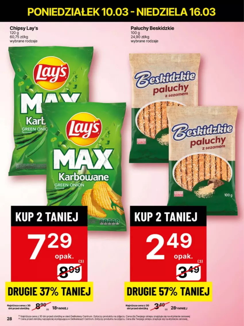 Gazetka promocyjna Delikatesy Centrum - NOWA GAZETKA Delikatesy Centrum od 10 marca! 10-16.03.2025 - ważna 10.03 do 16.03.2025 - strona 28 - produkty: Beskidzki, Chipsy, Rum, Ryż