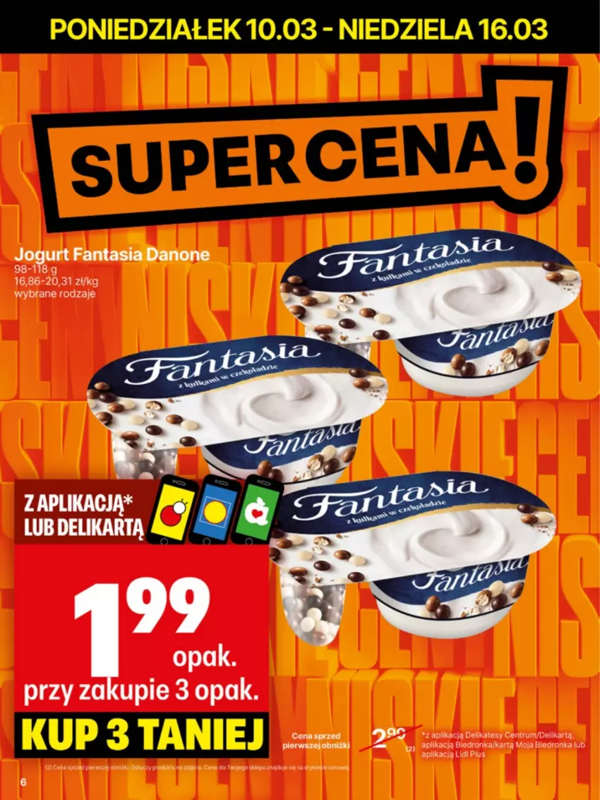 Gazetka promocyjna Delikatesy Centrum - NOWA GAZETKA Delikatesy Centrum od 10 marca! 10-16.03.2025 - ważna 10.03 do 16.03.2025 - strona 6 - produkty: Danone, Dron, Fa, Fanta, Jogurt, Rum