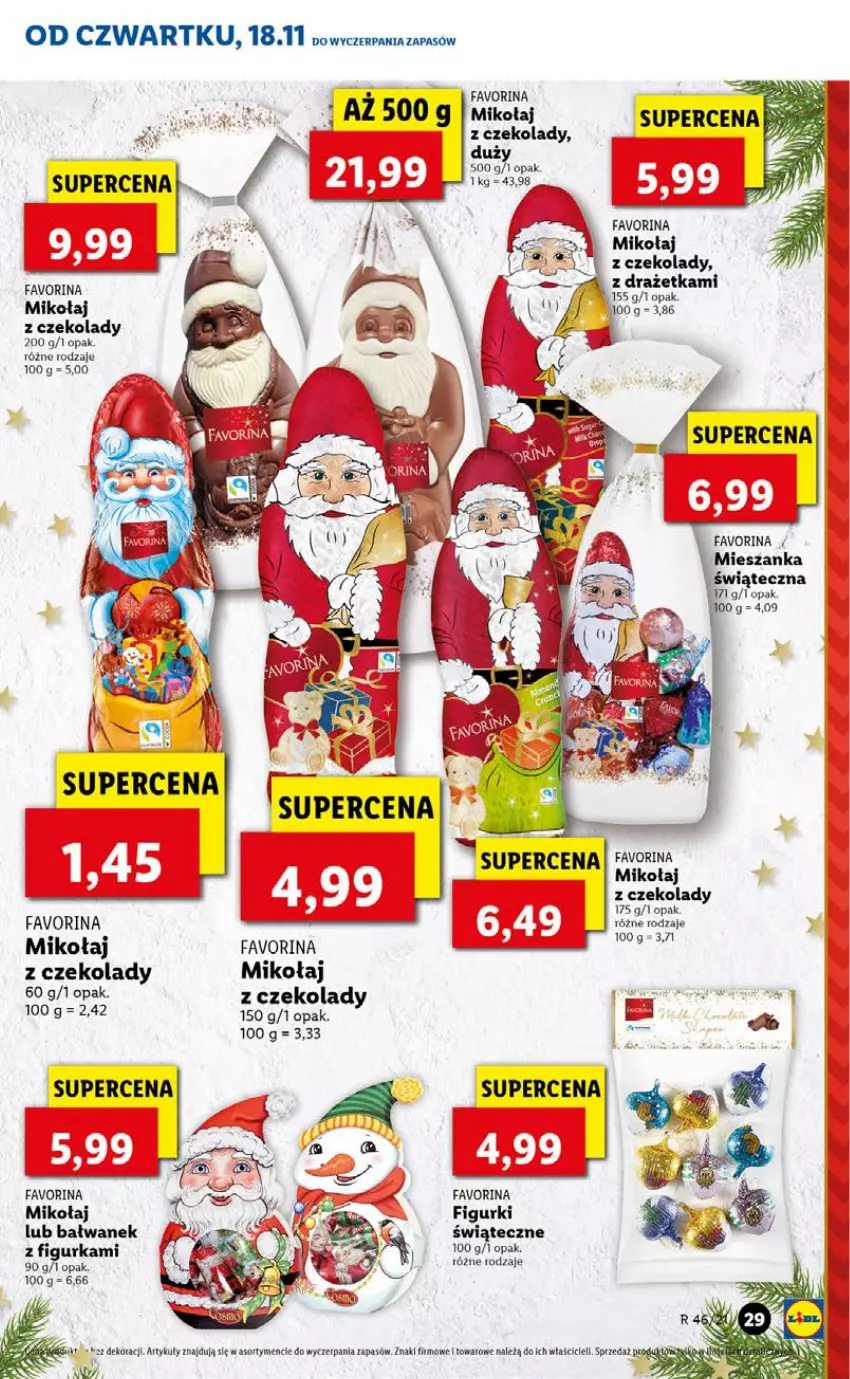 Gazetka promocyjna Lidl - GAZETKA OD 18.11 DO 21.11 - ważna 18.11 do 21.11.2021 - strona 29 - produkty: Fa