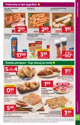 Gazetka promocyjna Stokrotka - Supermarket - Gazetka - ważna od 23.10 do 23.10.2024 - strona 9 - produkty: Piec, Sos, Sok, Pasztet, Croissant, Zapiekanka, Pieczarka, Pieczywo, Boczek, Kiełbasa głogowska, Danio, Kabanos, Chleb, Donut, Kiełbasa, Bułka, HP