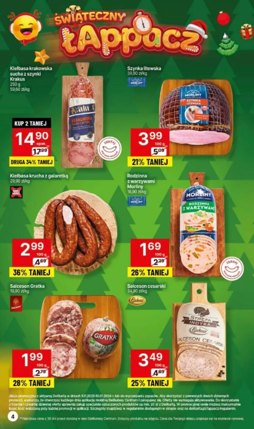 Gazetka promocyjna Delikatesy Centrum - ważna 16.11 do 22.11.2023 - strona 34 - produkty: Gala, Kiełbasa, Kiełbasa krakowska, Kiełbasa krucha, Krakus, Rum