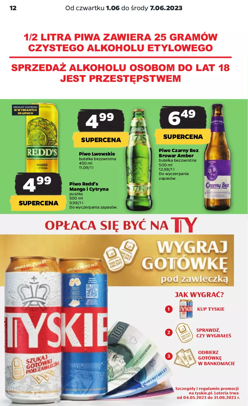 Gazetka promocyjna Netto - Artykuły spożywcze - ważna 01.06 do 07.06.2023 - strona 12 - produkty: Gra, Mango, Piwa, Piwo