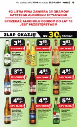 Gazetka promocyjna Netto - Artykuły spożywcze - Gazetka - ważna od 20.04 do 20.04.2024 - strona 19 - produkty: Piwa, Piwo, Książęce, Gra, Ice tea, Pilsner Urquell