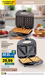 Gazetka promocyjna Lidl - GAZETKA - Gazetka - ważna od 21.07 do 21.07.2024 - strona 16 - produkty: Silvercrest, Kuchnia, Gofrownica, Opiekacz do kanapek