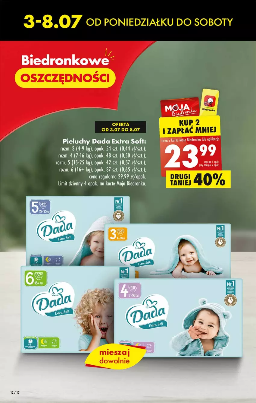 Gazetka promocyjna Biedronka - Od poniedzialku - ważna 03.07 do 08.07.2023 - strona 12 - produkty: Dada, Dron