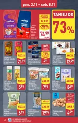 Gazetka promocyjna Aldi - Pełna oferta - Gazetka - ważna od 08.11 do 08.11.2025 - strona 16 - produkty: Pistacje, Earl Grey, Kawa ziarnista, Migdały, Brit, Kawa, Herbata czarna, Lavazza, Gofry, Herbata, LG, Fa