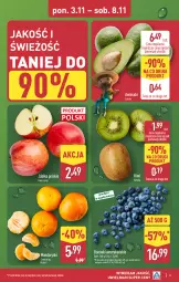 Gazetka promocyjna Aldi - Pełna oferta - Gazetka - ważna od 08.11 do 08.11.2025 - strona 3 - produkty: Mandarynki, Borówka, Kiwi, Jabłka