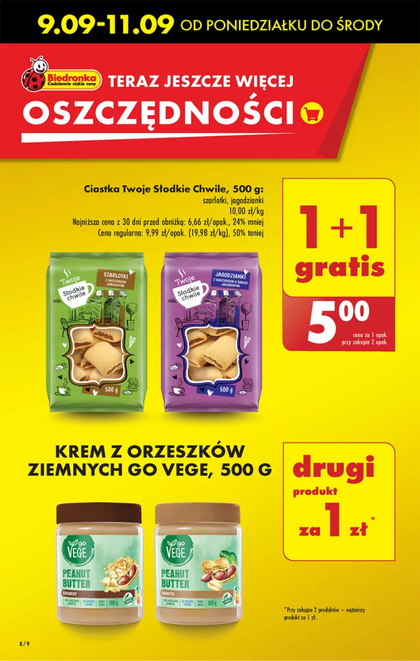 Gazetka promocyjna Biedronka - Od poniedzialku - ważna 09.09 do 14.09.2024 - strona 10 - produkty: Ciastka, Tera