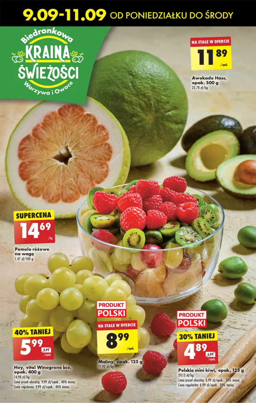 Gazetka promocyjna Biedronka - Od poniedzialku - ważna 09.09 do 14.09.2024 - strona 29 - produkty: Kiwi, Pomelo