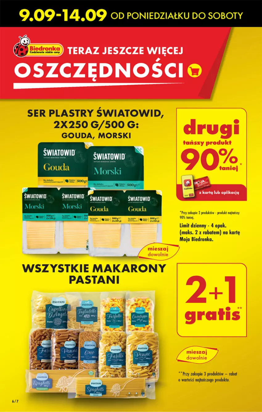 Gazetka promocyjna Biedronka - Od poniedzialku - ważna 09.09 do 14.09.2024 - strona 8 - produkty: Dron, Gouda, Makaron, Ser, Tera