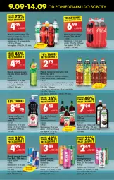 Gazetka promocyjna Biedronka - Od poniedzialku - Gazetka - ważna od 14.09 do 14.09.2024 - strona 55 - produkty: Gin, Napój energetyczny, Red Bull, Coca-Cola, Tera, Lack, Lipton, Napój gazowany, Syrop, Brzoskwinie, Fanta, Napój niegazowany, Mango, Napój, Herbapol, Fa