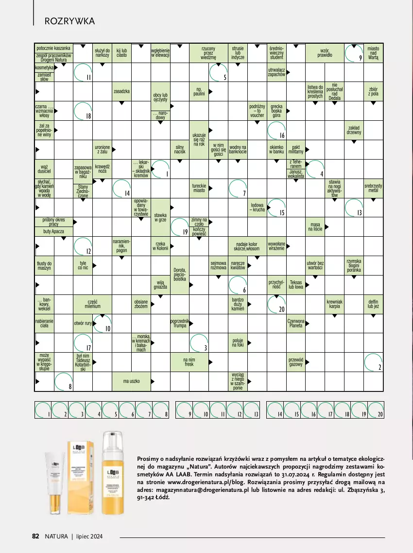 Gazetka promocyjna Drogerie Natura - Gazetka Drogerie Natura - ważna 01.07 do 31.07.2024 - strona 82 - produkty: Dres, Piec